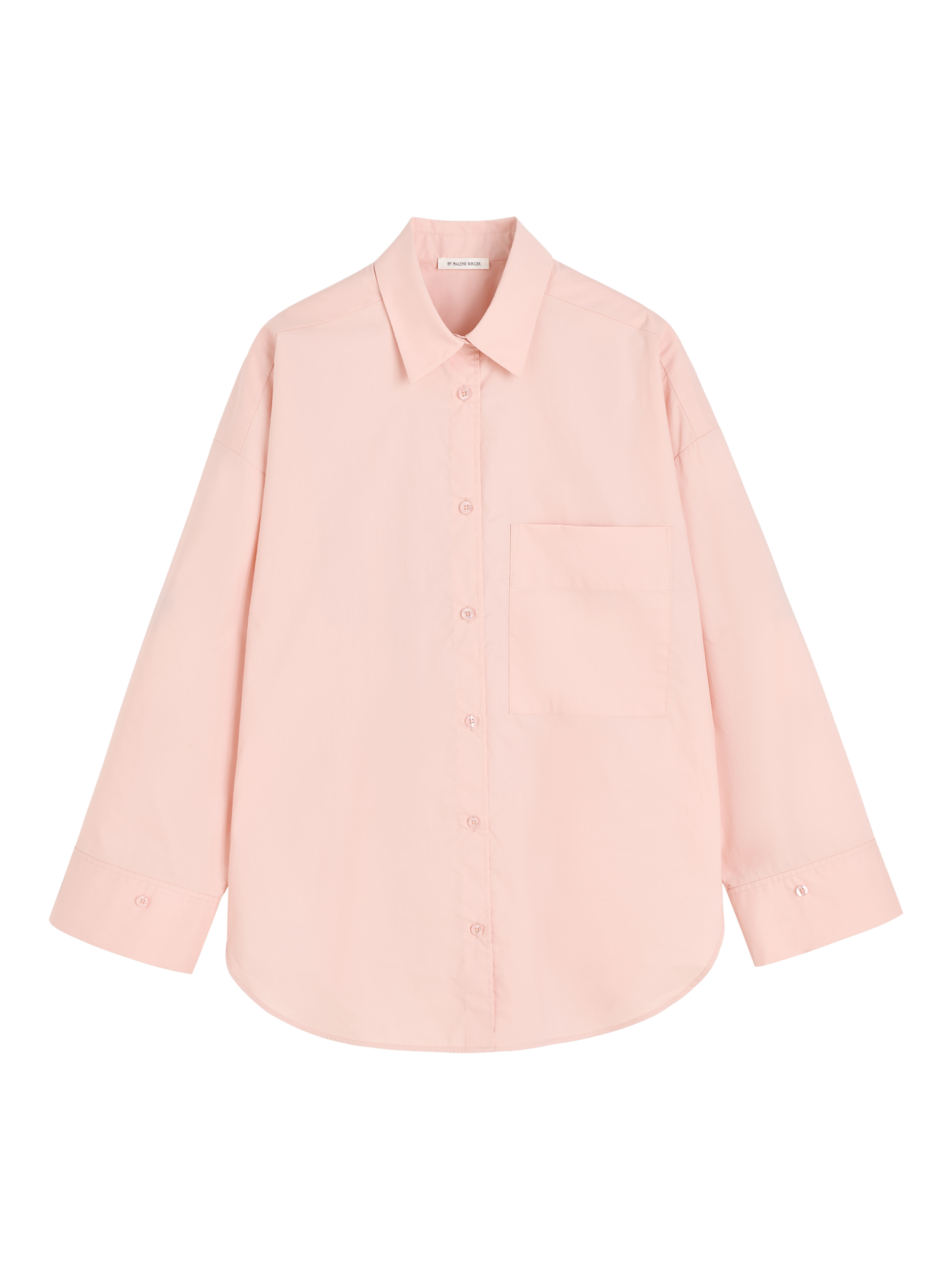 Product image 3 of 3, which shows By Malene Birger Derris Long Sleeve Shirt, Rose, 8