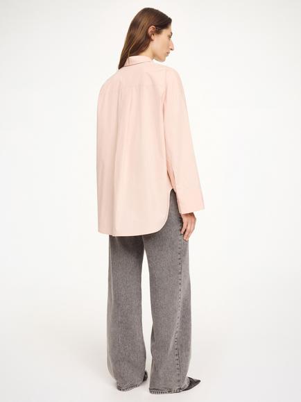 By Malene Birger Derris Long Sleeve Shirt, Rose - view 2, Rose