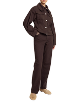 By Malene Birger Villies Denim Jacket, Brown