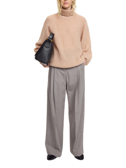 By Malene Birger Cymbaria Wool Blend Trousers, Grey, Grey