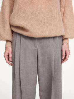 By Malene Birger Cymbaria Wool Blend Trousers - view 2, Grey