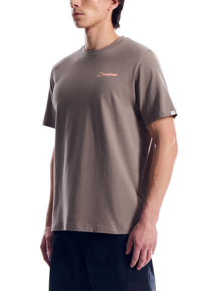Berghaus Mountain Matrix Essential T-Shirt, Volcanic Ash - view 2, Volcanic Ash