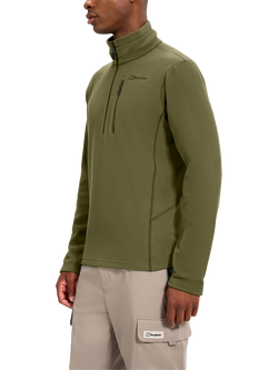 Berghaus Men's Prism Micro Half Zip Fleece, Cheviot Green - view 2, Cheviot Green