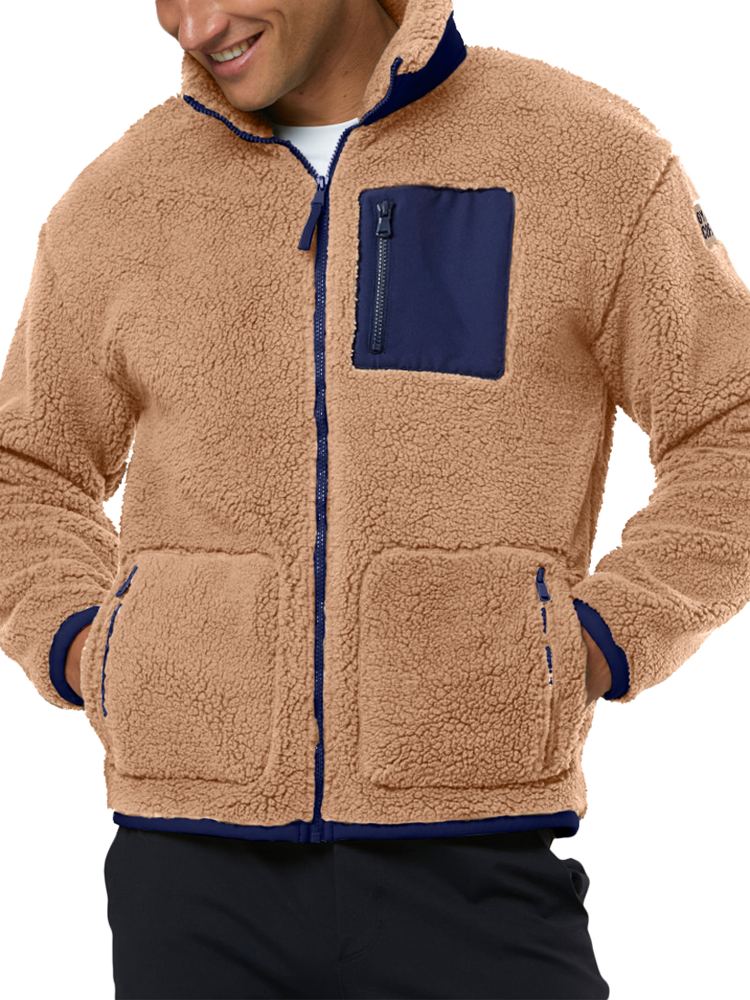 Product image 1 of 6, which shows Gym+Coffee Industry Fleece, Sandstone, XXS