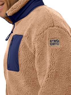 Gym+Coffee Industry Fleece - view 2, Sandstone