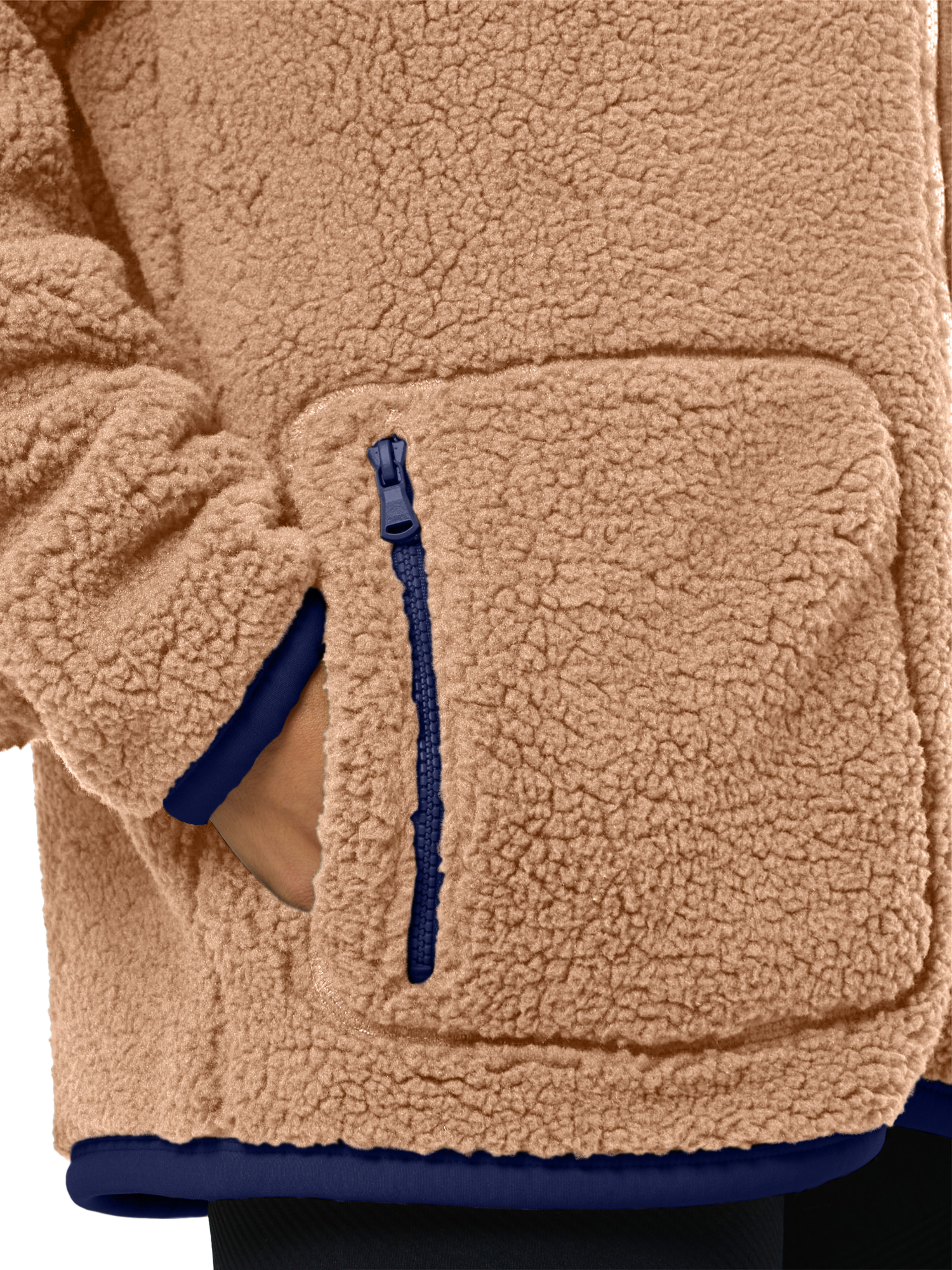 Product image 4 of 6, which shows Gym+Coffee Industry Fleece, Sandstone, XXS