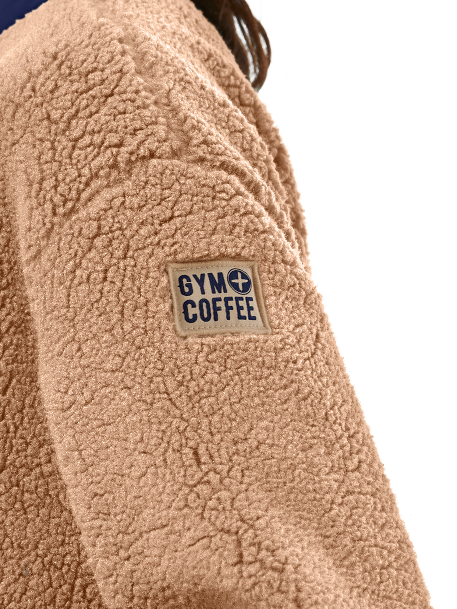 Product image 6 of 6, which shows Gym+Coffee Industry Fleece, Sandstone, XXS