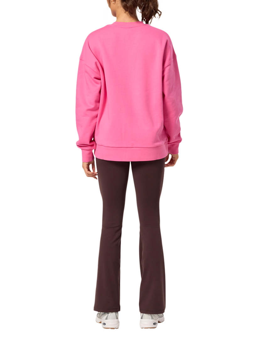 Product image 5 of 8, which shows Gym+Coffee Cascade Crew Jumper, Sangria Sunset, XXS