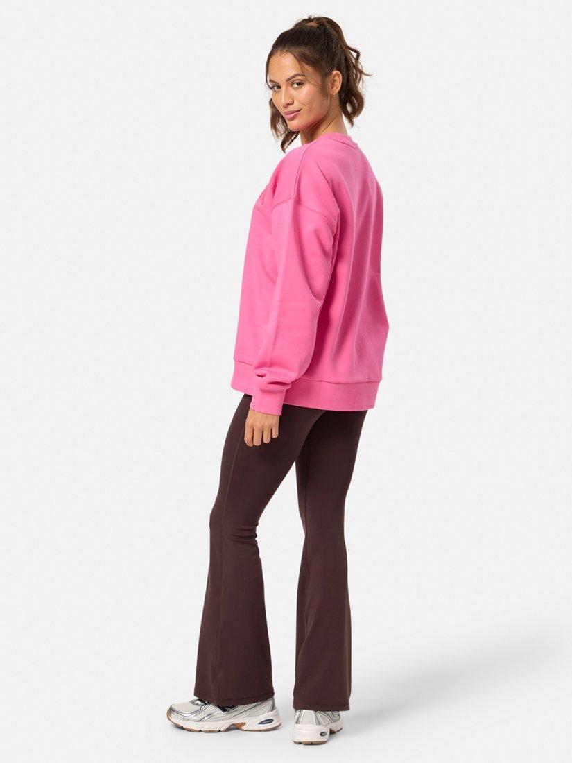 Product image 8 of 8, which shows Gym+Coffee Cascade Crew Jumper, Sangria Sunset, XXS