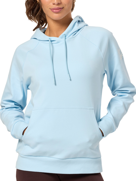 Gym+Coffee Women's Chill Hoodie, Baby Blue, Baby Blue