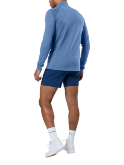 Gym+Coffee Relentless Slim Fit 1/4 Quarter Zip Midlayer Top - view 2, Oasis Blue