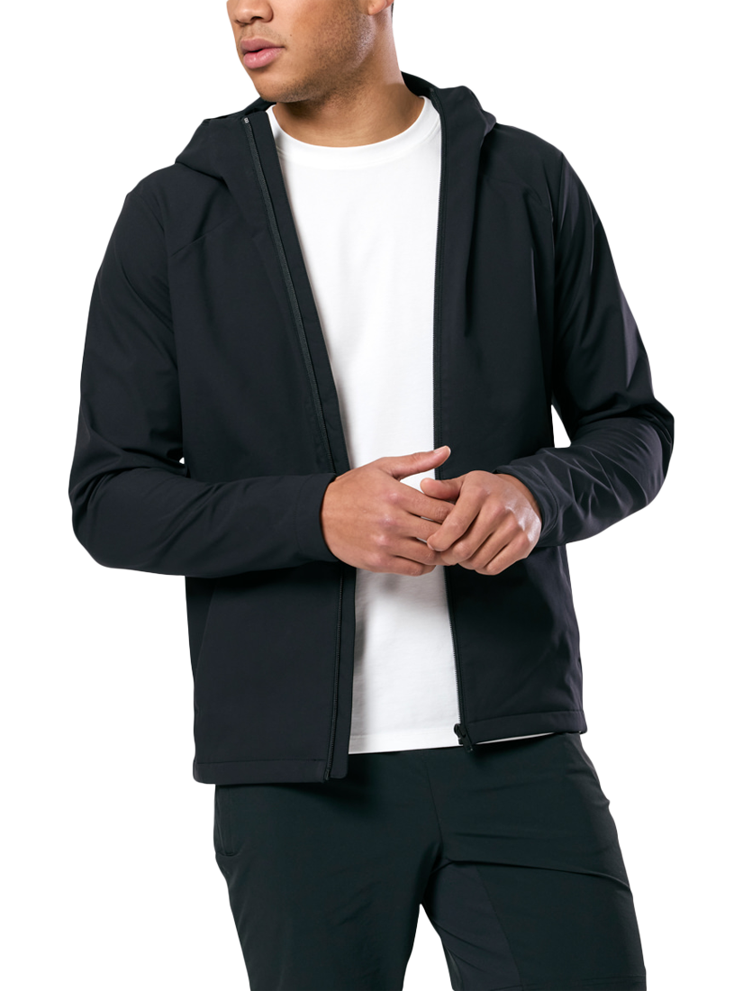 Product image 1 of 6, which shows Gym+Coffee Men's Game Changer Jacket, Black, XXS