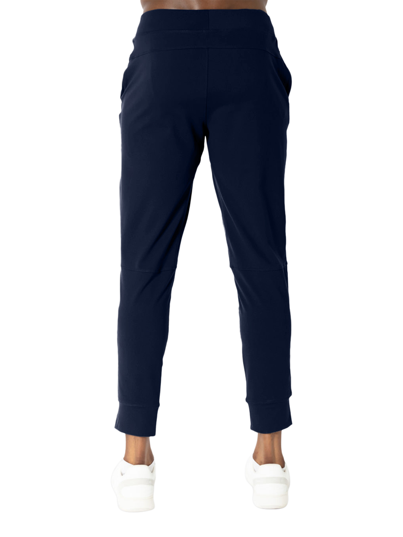 Product image 2 of 6, which shows Gym+Coffee MVP Base Joggers, Twilight Navy, XXS