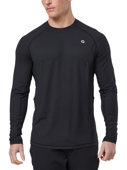 Gym+Coffee Relentless Long Sleeve Top, Black