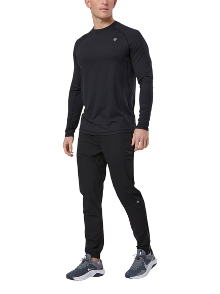 Gym+Coffee Relentless Long Sleeve Top - view 2, Black