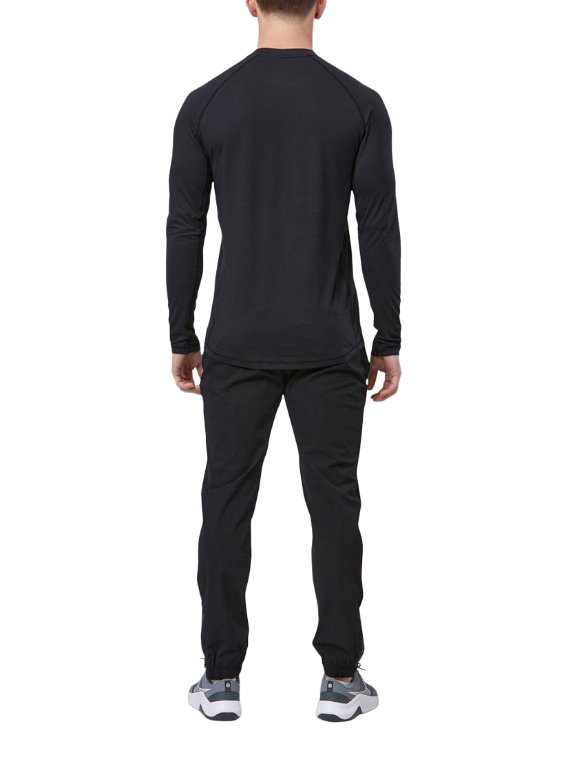 Product image 3 of 6, which shows Gym+Coffee Relentless Long Sleeve Top, Black, XXS