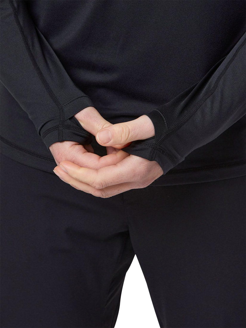 Product image 5 of 6, which shows Gym+Coffee Relentless Long Sleeve Top, Black, XXS