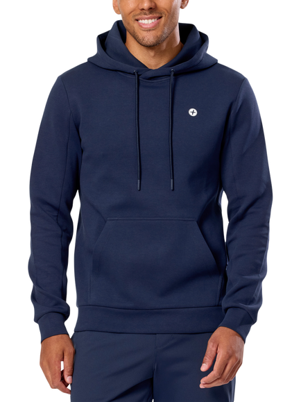 Gym+Coffee Men's Relentless Hoodie, Twilight Navy, Twilight Navy