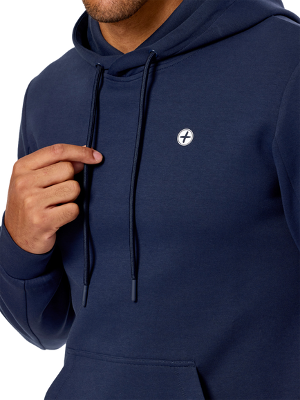 Gym+Coffee Men's Relentless Hoodie, Twilight Navy - view 2, Twilight Navy