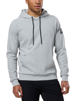 Gym+Coffee Men's Chill Hoodie, Grey Melange