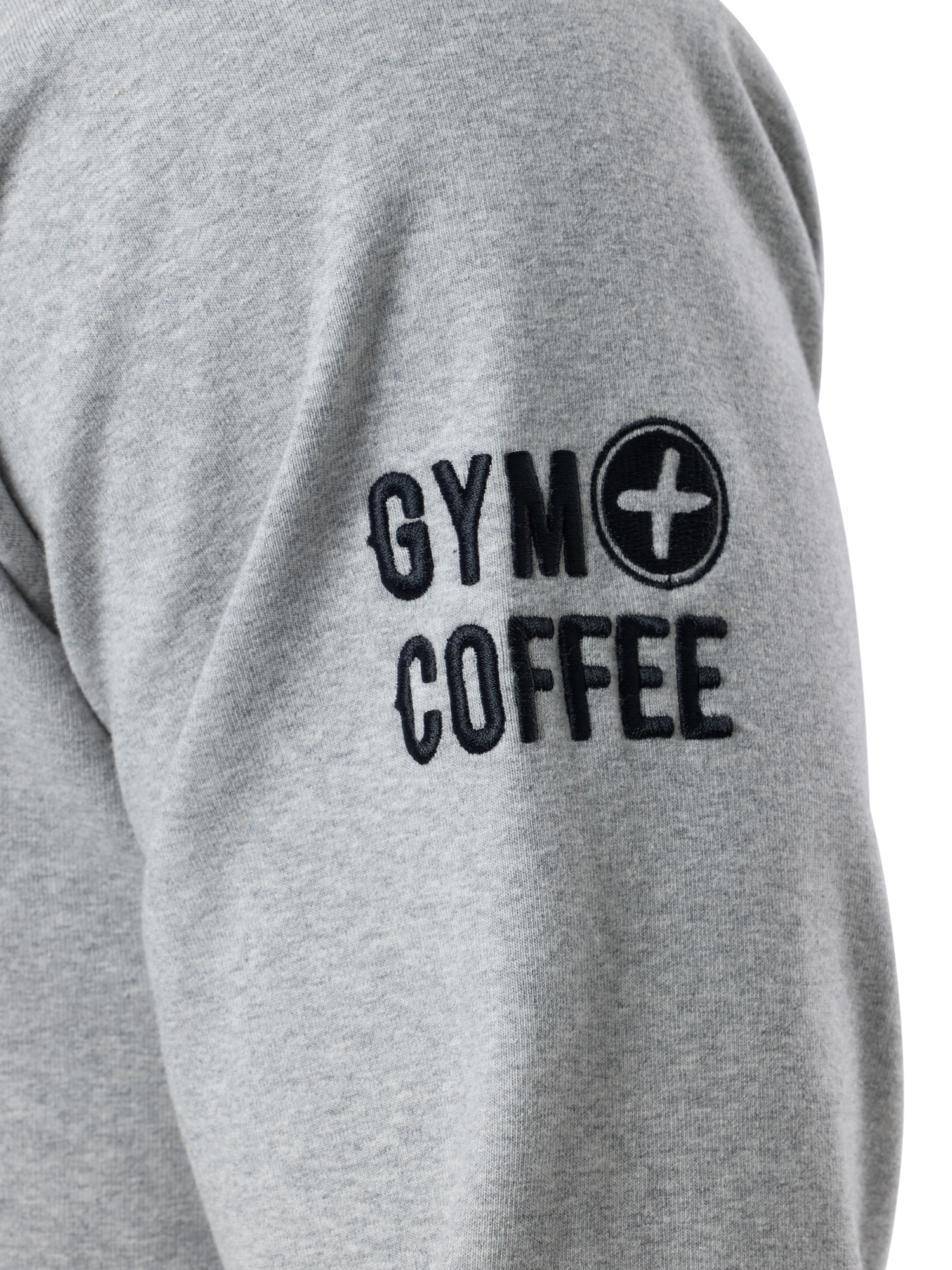 Product image 6 of 6, which shows Gym+Coffee Men's Chill Hoodie, Grey Melange, XXS