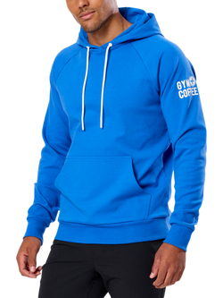 Gym+Coffee Men's Chill Hoodie, Azure Blue