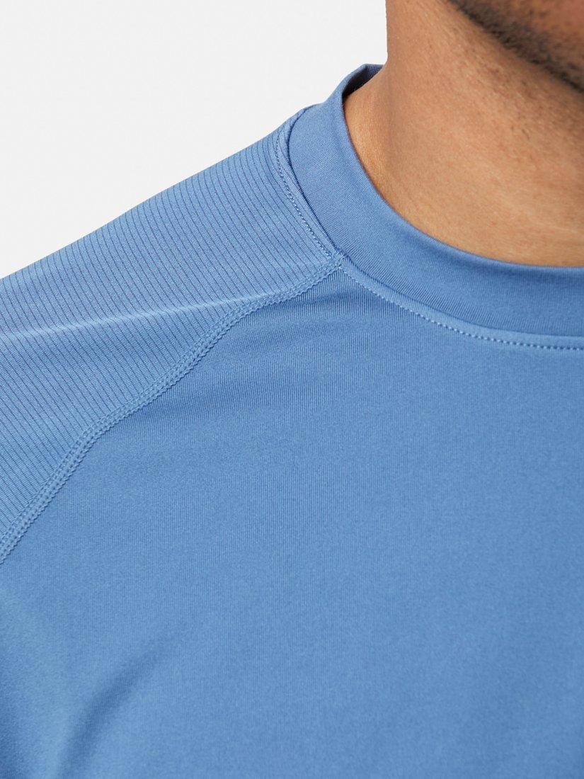Product image 8 of 10, which shows Gym+Coffee Relentless T-Shirt, Oasis Blue, XXS