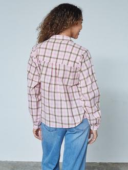 Sisters Point Edva Check Shirt, Pink - view 2, Pink