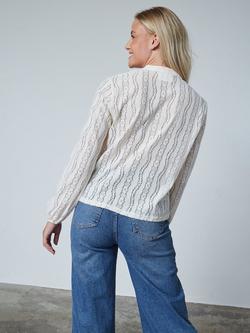 Sisters Point Eina Ruffle Top, Cream - view 2, Cream