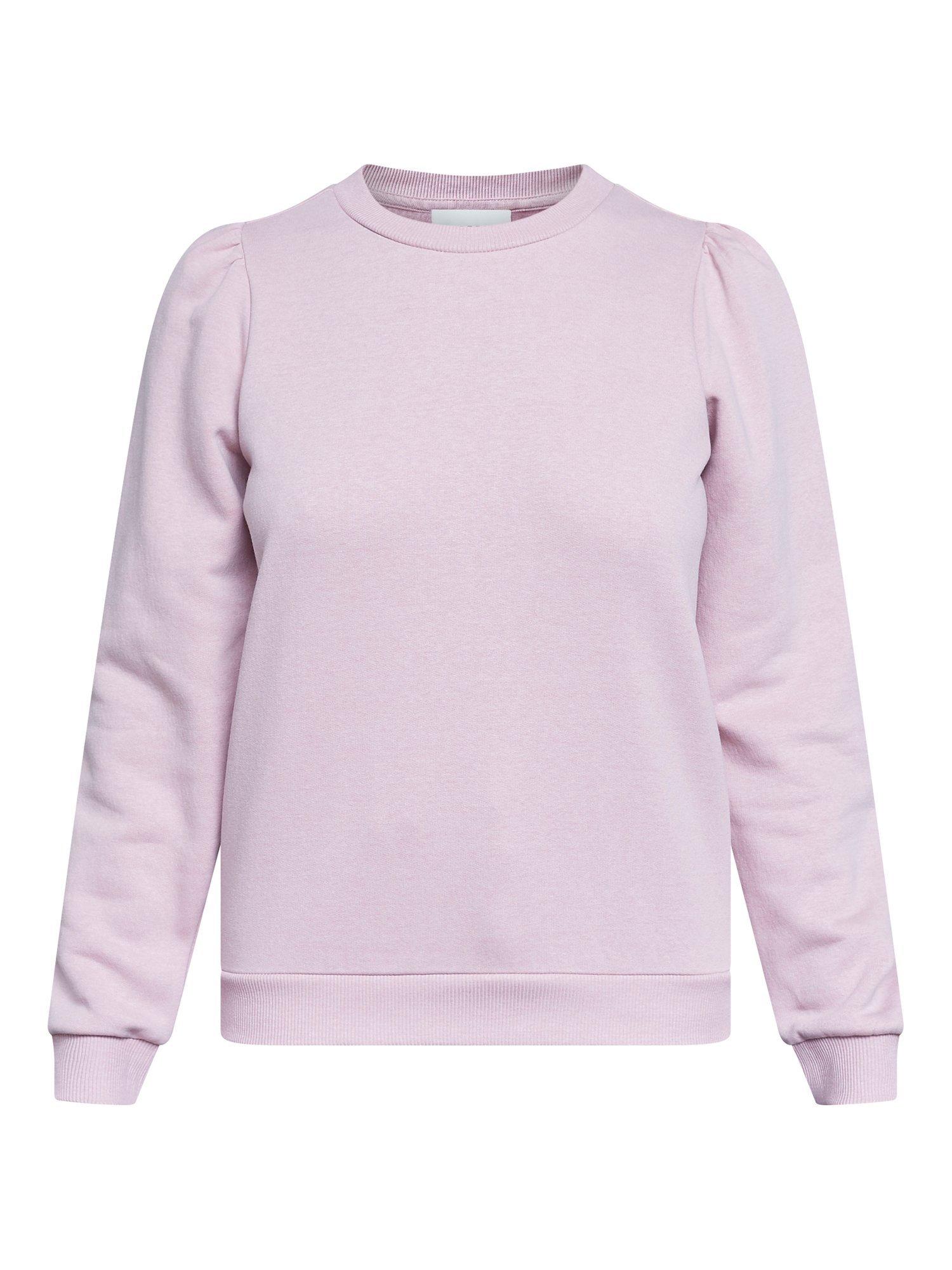 Product image 1 of 2, which shows Sisters Point Peva Puff Sleeve Sweatshirt, Dusty Blush, XS