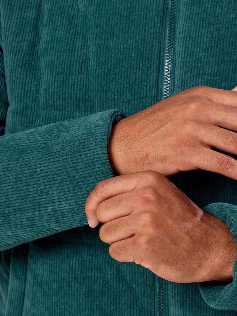 Product image 7 of 8, which shows Gym+Coffee Unisex Cord Puffer Jacket, Amazon Green, XXS