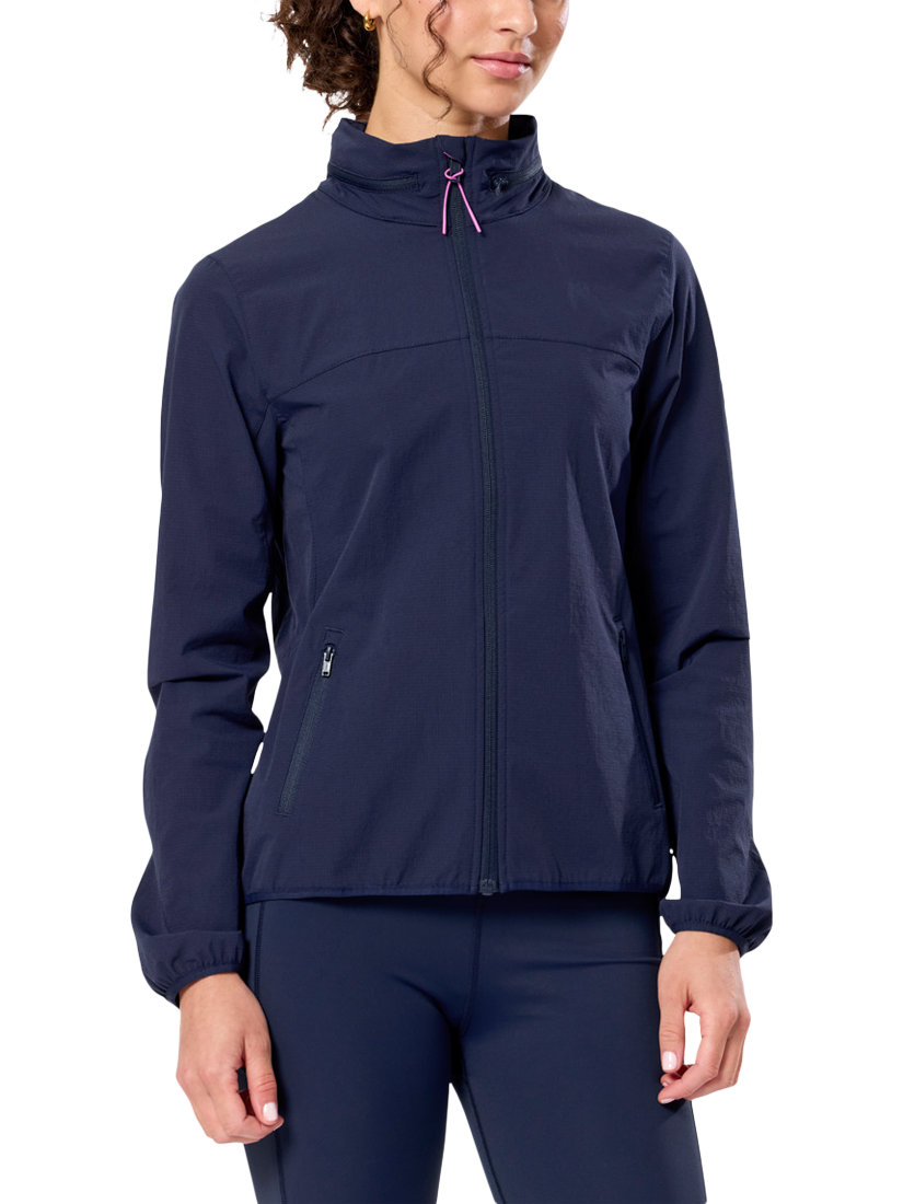 Product image 1 of 8, which shows Gym+Coffee Celero Jacket, Twilight Navy, XXS