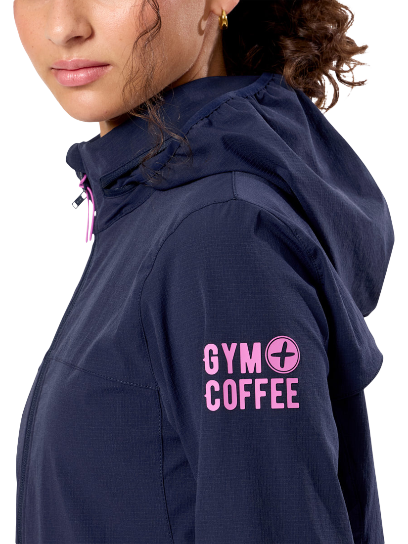 Product image 4 of 8, which shows Gym+Coffee Celero Jacket, Twilight Navy, XXS