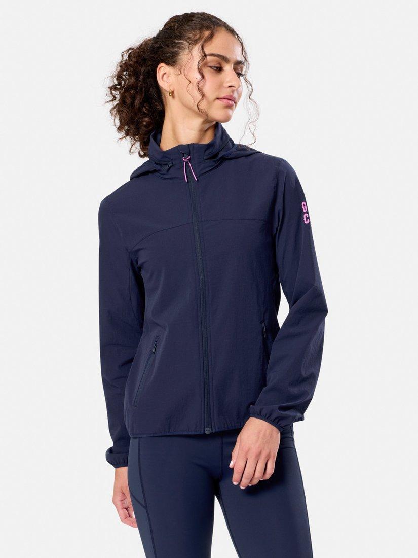 Product image 8 of 8, which shows Gym+Coffee Celero Jacket, Twilight Navy, XXS