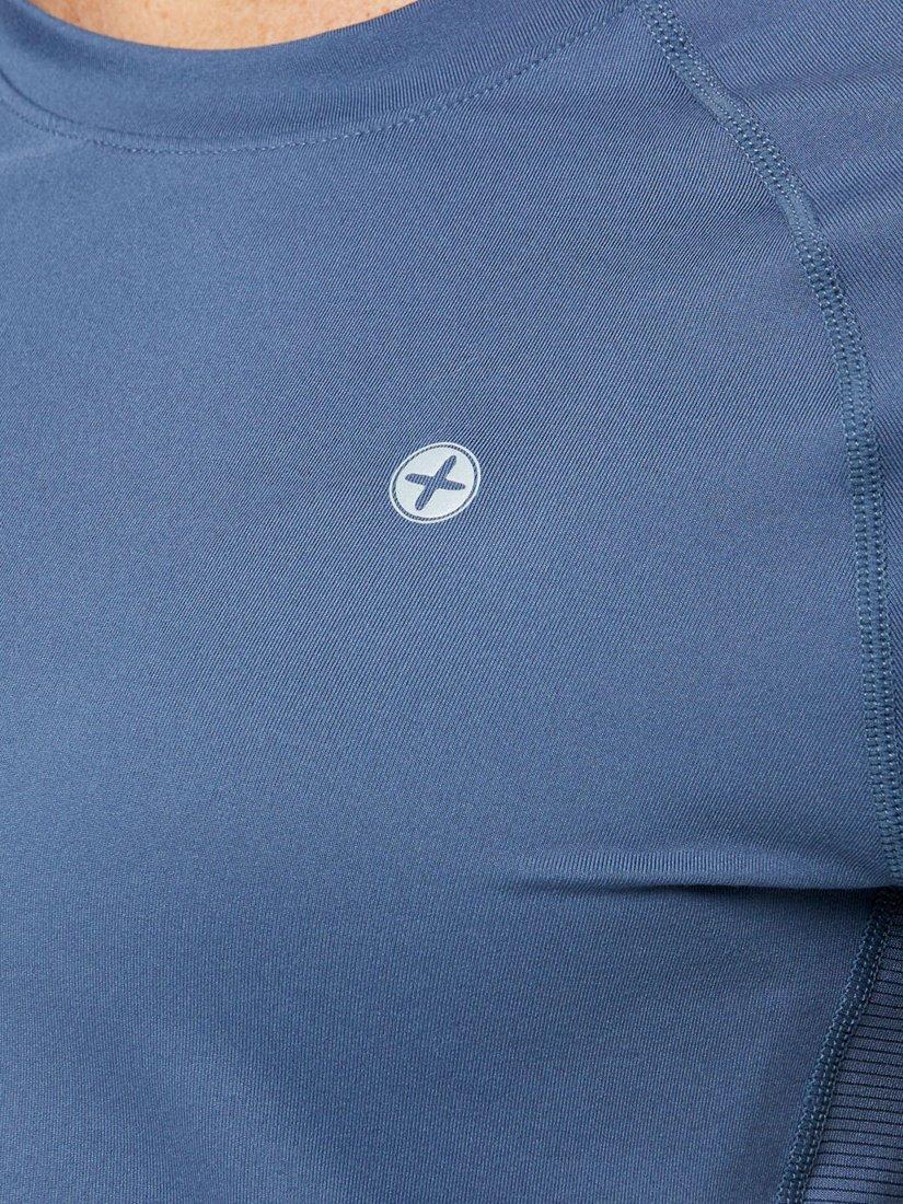 Product image 5 of 5, which shows Gym+Coffee Relentless T-Shirt, Oasis Blue, XXS