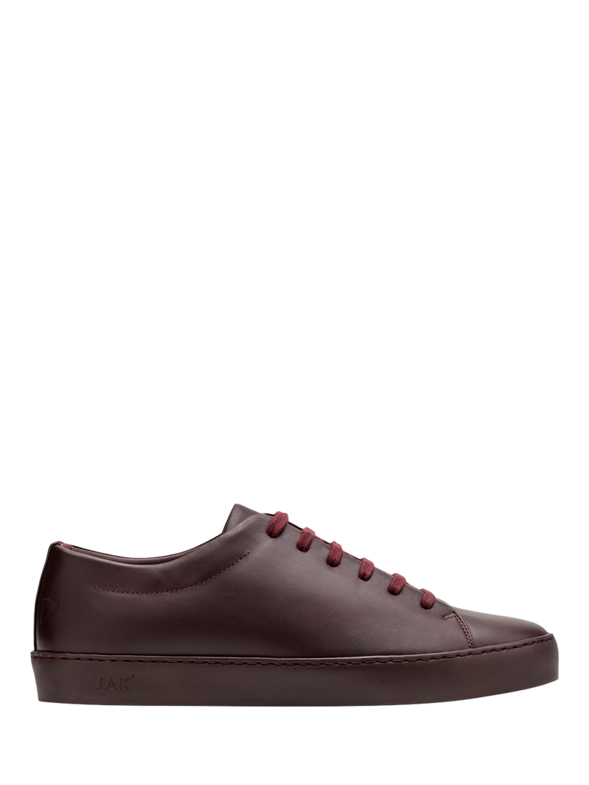 Product image 1 of 4, which shows JAK Royal Leather Trainers, Vino, EU40