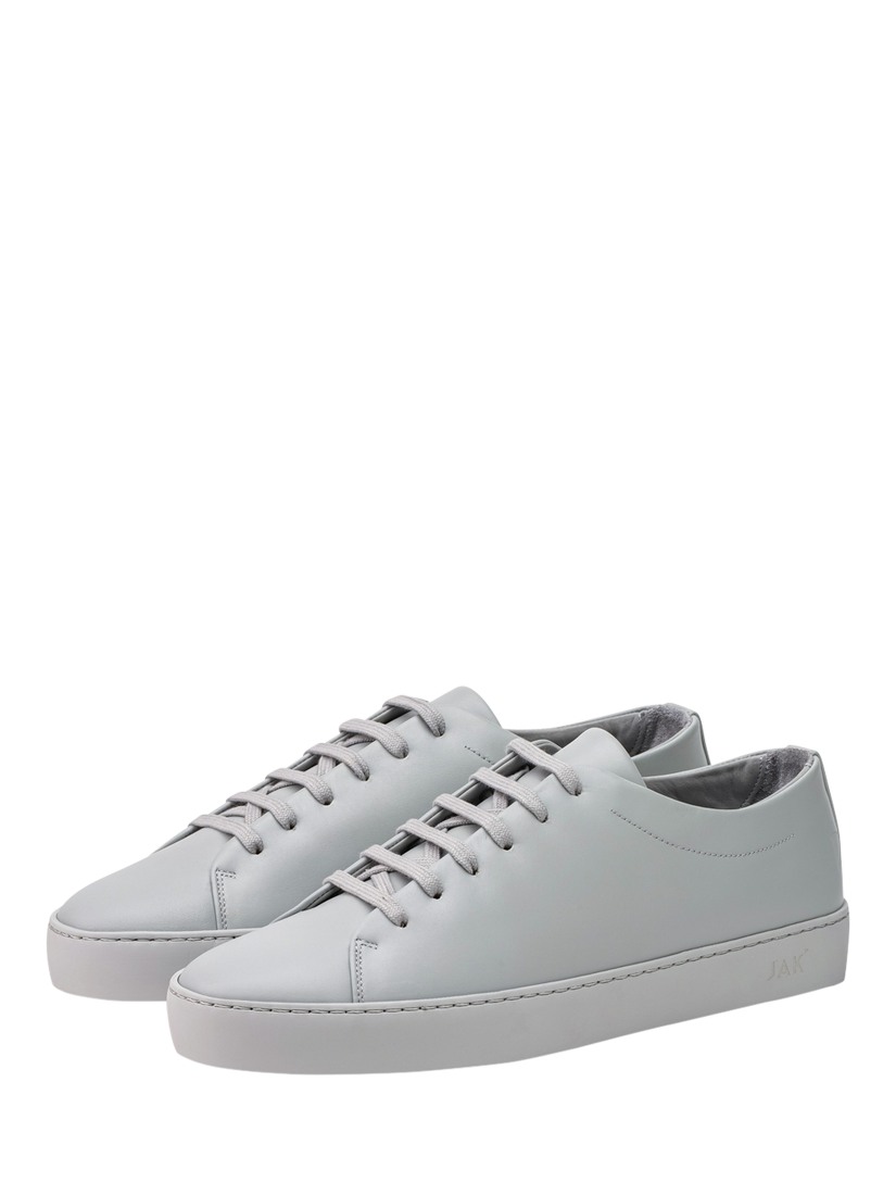 Product image 2 of 4, which shows JAK Royal Leather Trainers, Light Grey, EU40