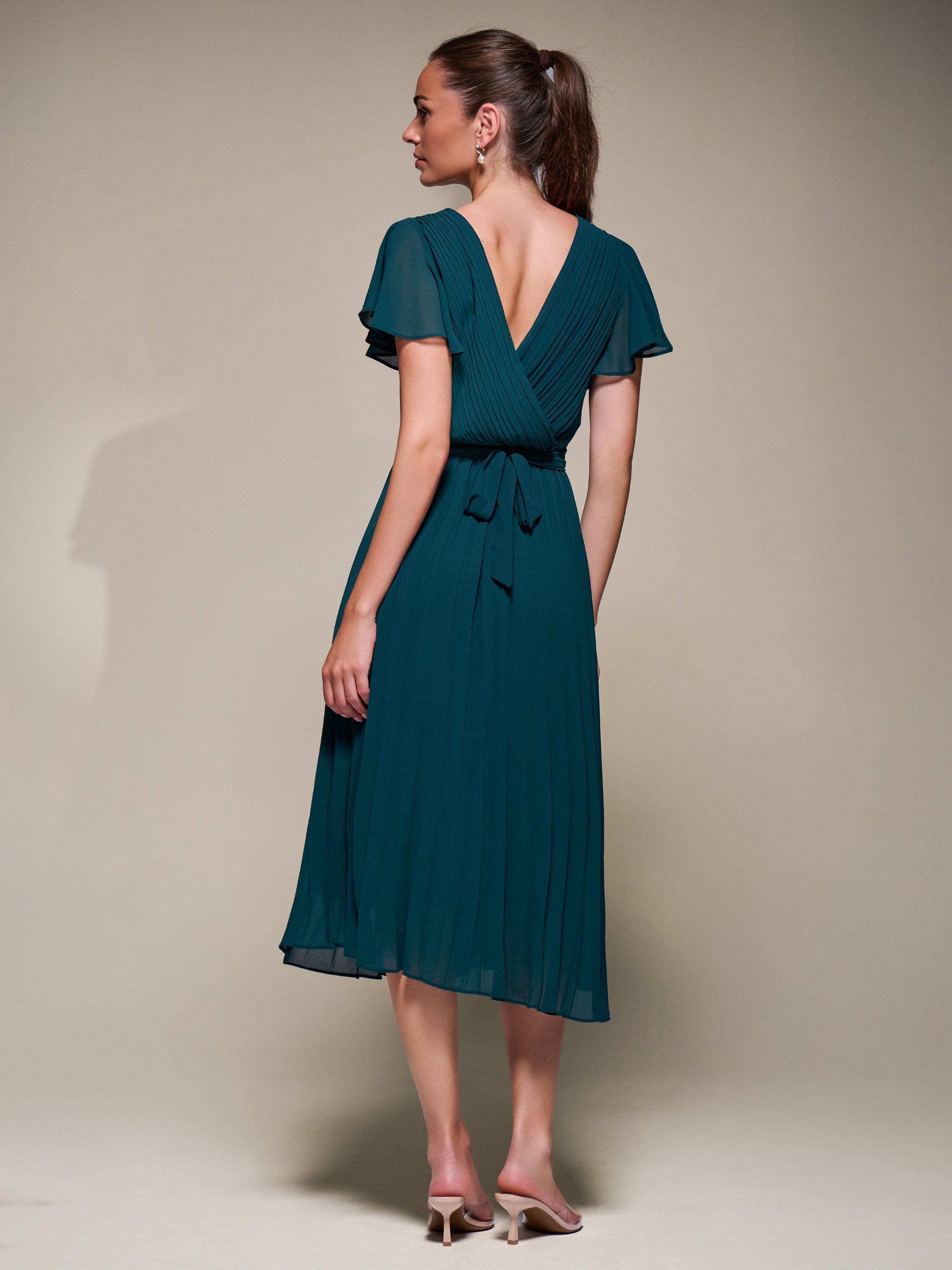 sachin and babi light blue dress One Shoulder Green Party Dress Uk Lana Dreamy A-Line One Shoulder Tiered  Mini Sequin Party main image 0