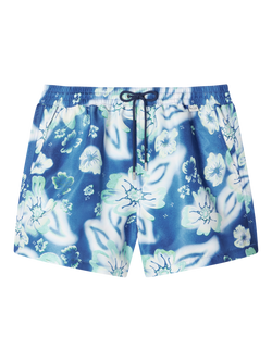 Paul Smith Riso Floral Swim Shorts, Blue Mid, Blue Mid