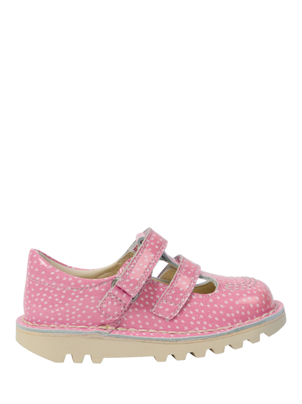 Kickers Kids' Strawberry Scented Kick T-Bar Shoes, Pink, Pink