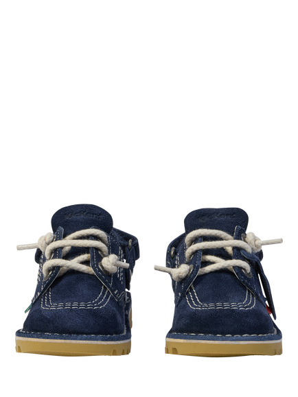 Kickers Kids' Kick Hi Suede Mules, Navy - view 2, Navy