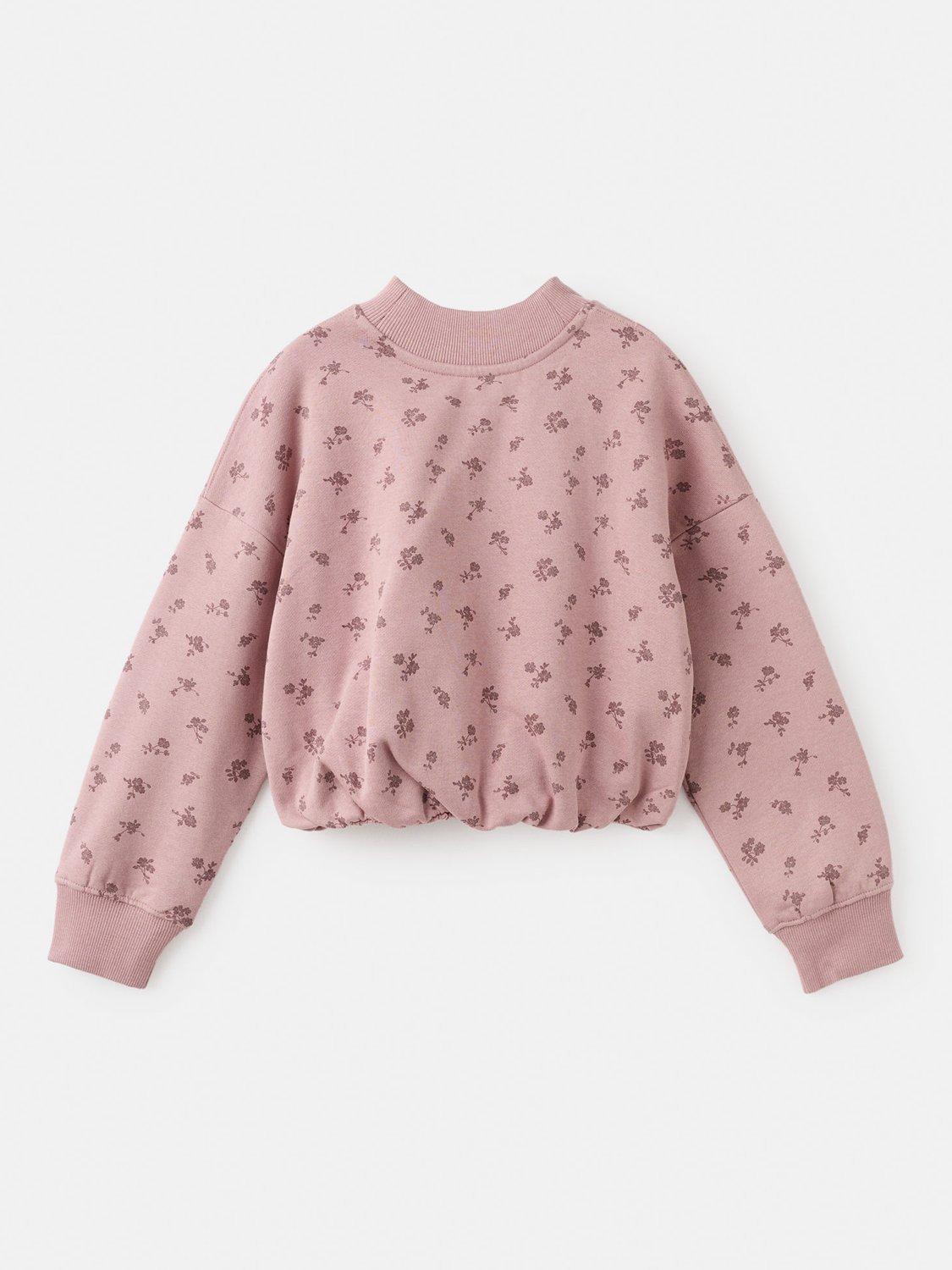 Product image 4 of 7, which shows Mango Kids' Camp Girls Sweatshirt, Pink, 11-12 years
