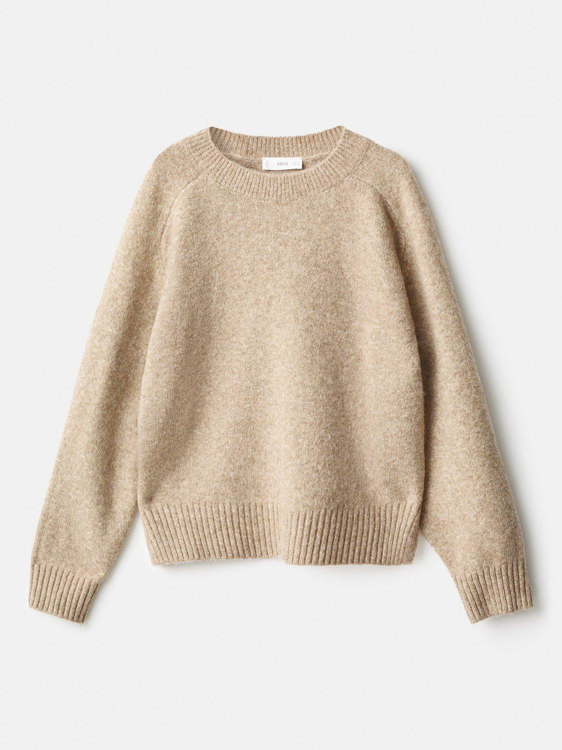 Mango Kids' Haley Jumper, Medium Brown