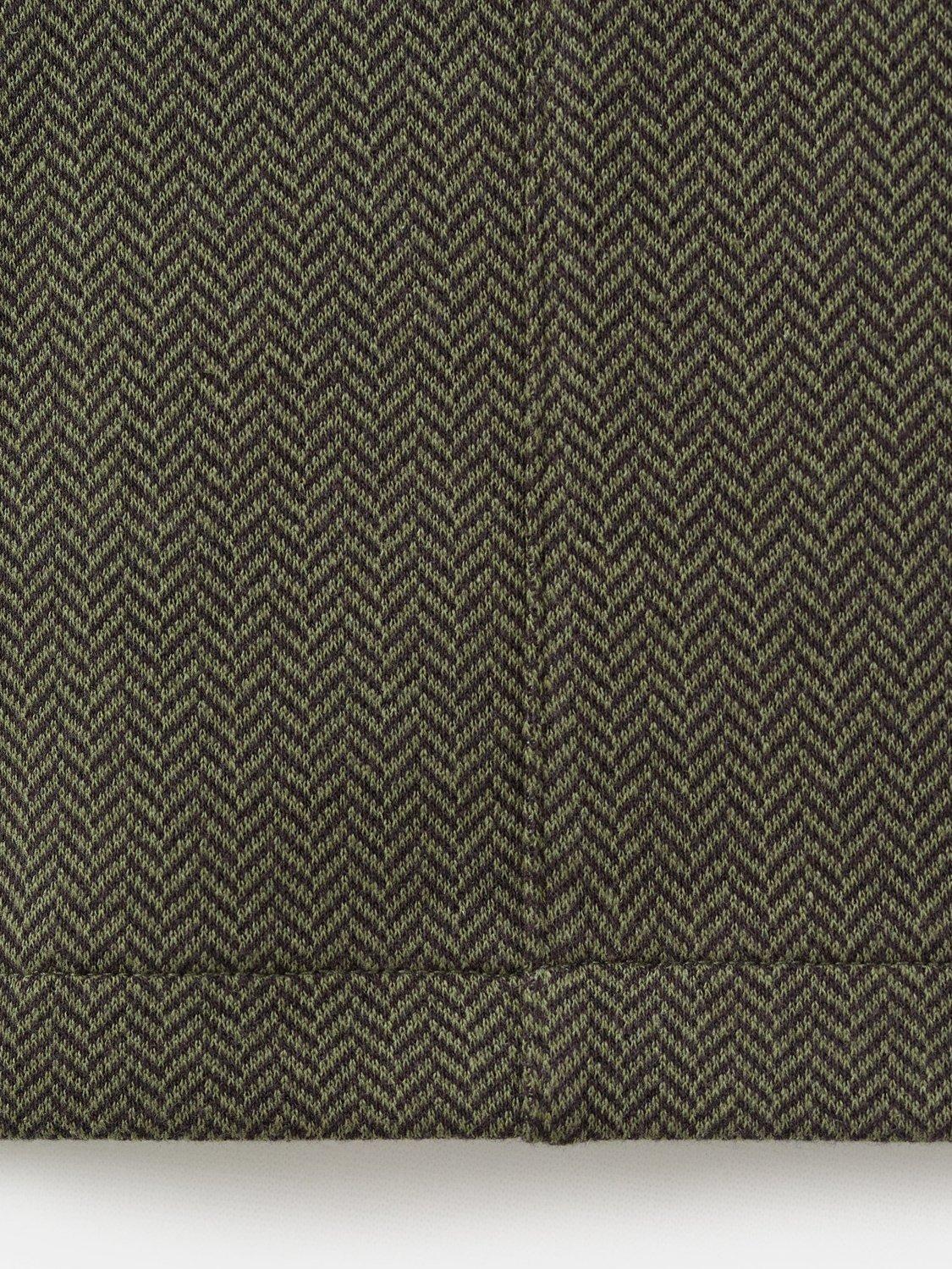 Product image 3 of 4, which shows Mango Kids' Oli Cotton Blend Flared Leggings, Khaki, 6 years