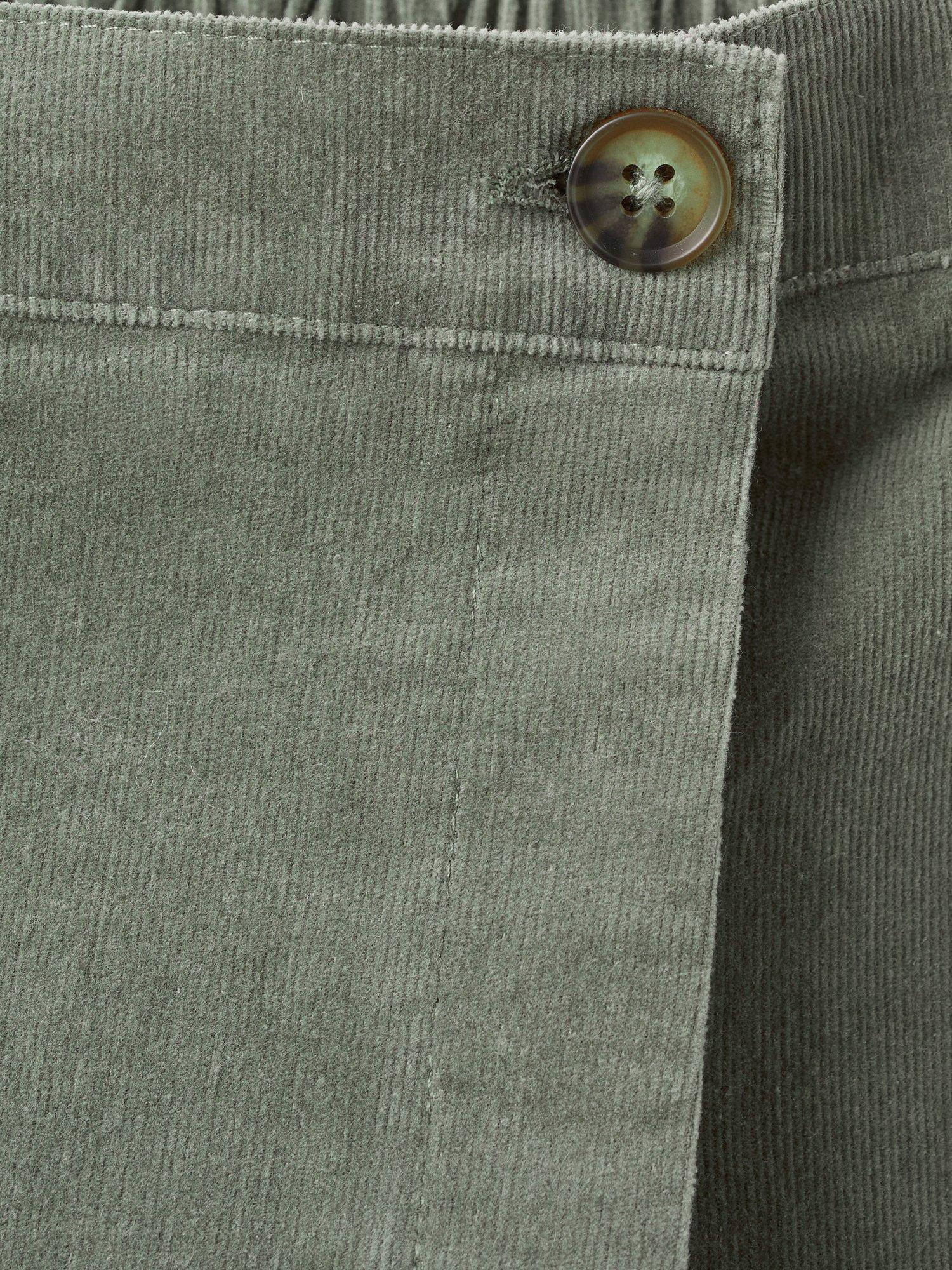 Product image 4 of 4, which shows Mango Naia Corduroy Skort, Beige/Khaki, 11-12 years