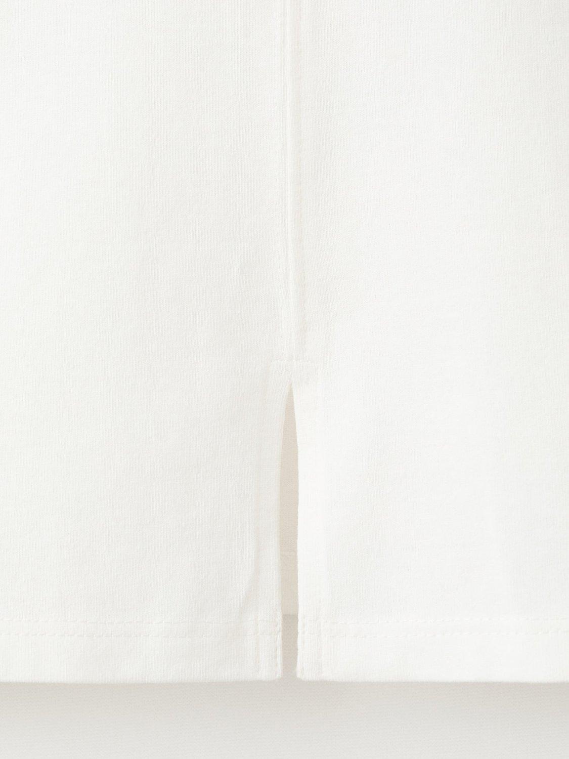 Product image 5 of 5, which shows Mango Kids' Bloom Long Sleeve T-Shirt, Natural White, 9-10 years