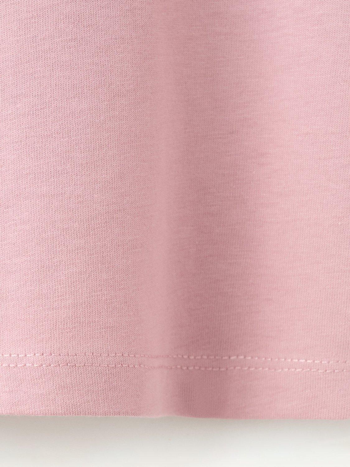Product image 3 of 4, which shows Mango Kids' Slogan Top, Pink, 5-6 years