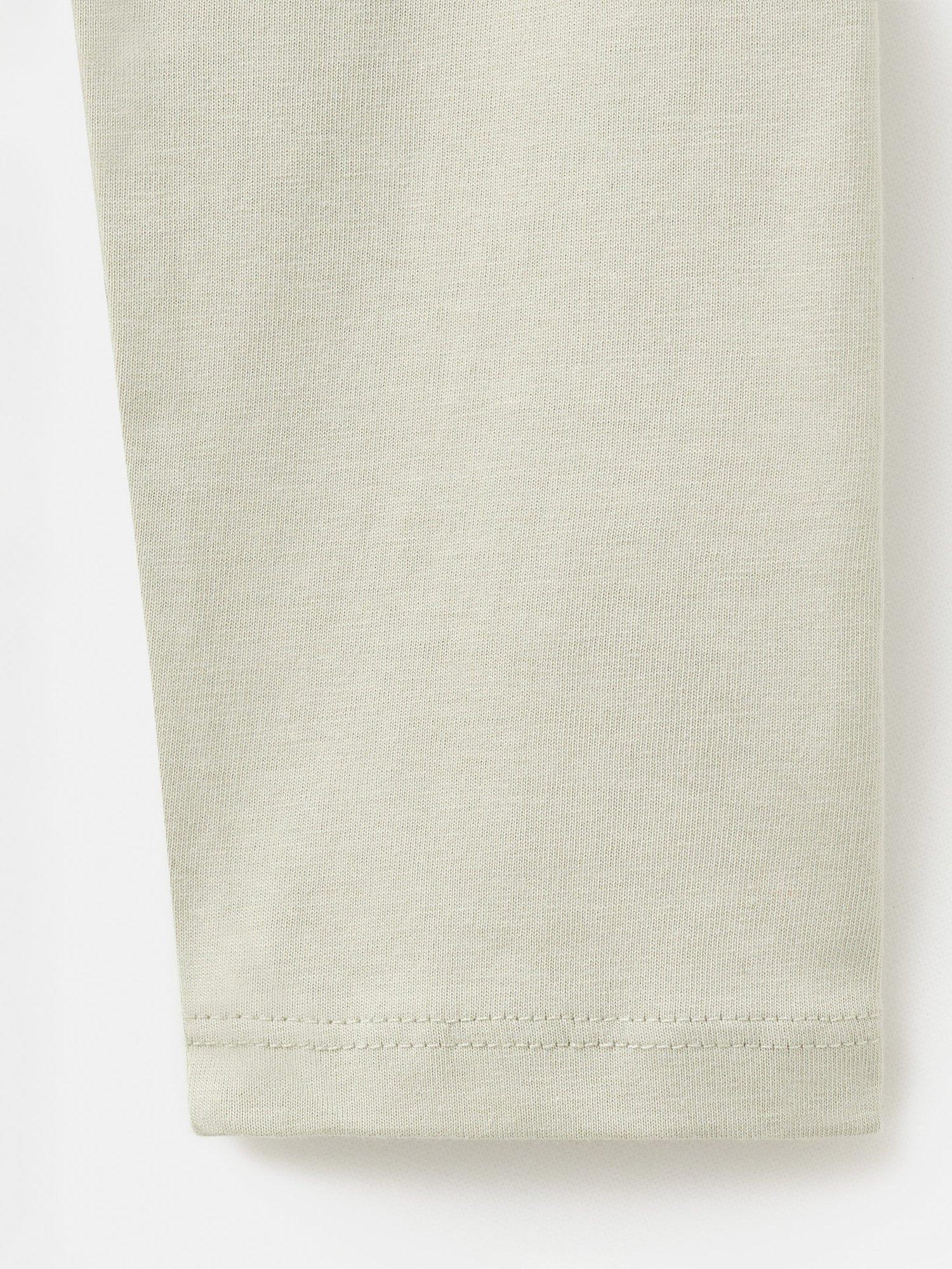 Product image 3 of 4, which shows Mango Kids' Patchi Long Sleeve T-Shirt, Green, 5-6 years