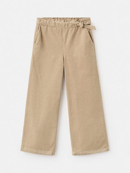 Mango Kids' Mafalda Trousers, Medium Brown - view 2, Medium Brown