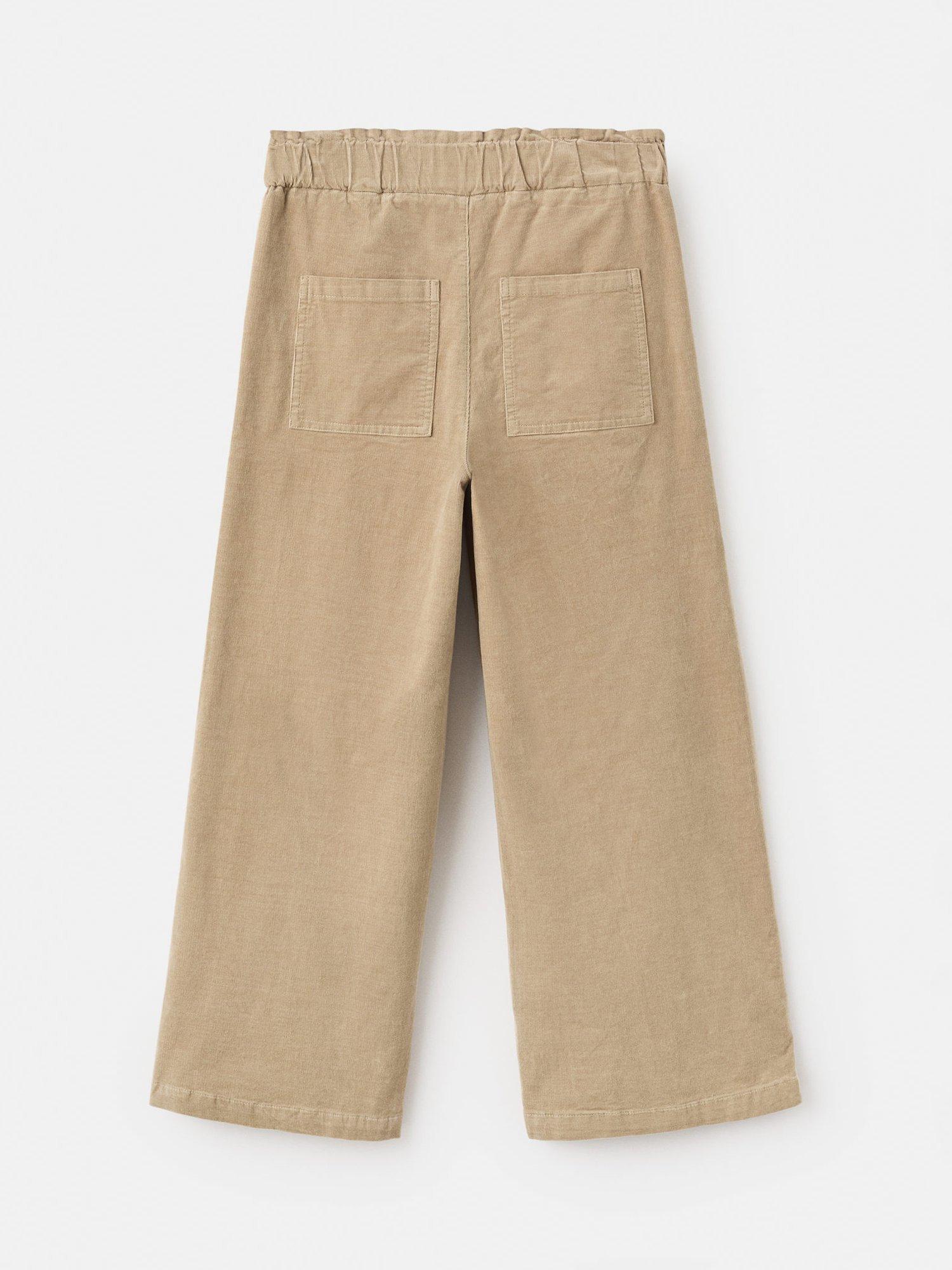 Product image 3 of 11, which shows Mango Kids' Mafalda Trousers, Medium Brown, 11-12 years